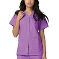 thumbnail image 3 of Adar Universal Women's Scrub Set – Snap Front Scrub Top and Multi Pocket Scrub Pants - 906, 3 of 8