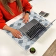 thumbnail image 3 of Sussexhome Large Mouse Pad for Desk - Cotton Mousepad for Desktop, Table, Office Desk Pad - Thin, Light, Portable Laptop Mat for Computer Mice - Machine Washable, Non-Slip, Foldable - 18" x 24", 3 of 8