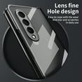 thumbnail image 6 of Allytech Galaxy Z Fold5 Case with Screen Protector, Samsung Z Fold5 Cover, Transparent Anti-Yellow Shockproof Protective Anti-Scratch Hinge Protection Phone Case for Samsung Galaxy Z Fold5 - Black, 6 of 7
