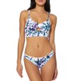 thumbnail image 7 of Jessica Simpson Women's Tie Dyed Hipster Bikini Bottoms Swimsuit White Size X-Large, 7 of 7