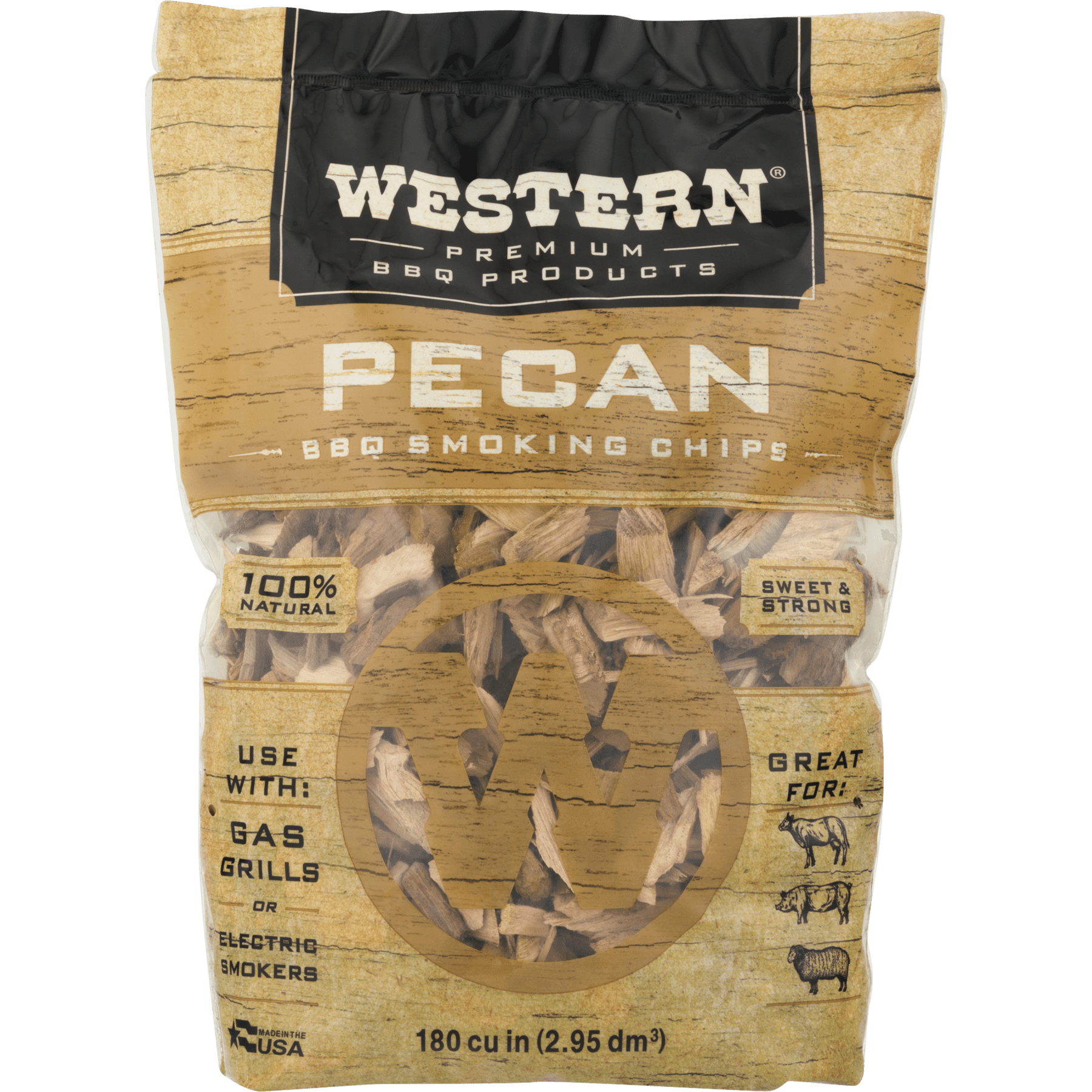 Texas Pecan Smoking Chips 4 Lbs Box of Dried Wood 500 cu in Labor Day Special 