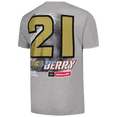 thumbnail image 3 of Men's Classic Ink Heather Gray Josh Berry 2-Spot T-Shirt, 3 of 3