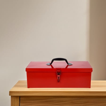 COOPHYA Tool Organizer Toolbox Iron Red 1Pack For Truck Use