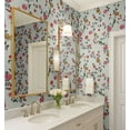 thumbnail image 4 of S4Sassy Peel & Stick Vinyl Wallpaper, Chic Floral Wallpaper Contact Paper Waterproof - White, 25"x360" ,Textured Finish, Removable Wall Covering for Home Decor in Bedrooms, Renter Spaces, Cabinets, 4 of 9