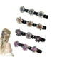 thumbnail image 1 of Pinzas para el cabello trenzadas con piedras de cristal brillantes, nuevas pinzas para el cabello trenzadas Simplicity 2024, pinzas para el cabello triples con diamantes de imitación, pinzas para el c, 1 of 7