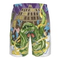 thumbnail image 6 of Cartoon Ghostbusters Men's Beach Shorts Swim Trunks Casual Quick Dry Board Shorts Swimwear with Mesh Lined and Pockets, 6 of 8