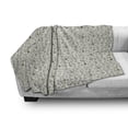 thumbnail image 3 of Birds Soft Flannel Fleece Blanket, Summery Themed Spotted Butterflies and Birds on Polka Dotted Background, Cozy Plush for Indoor and Outdoor Use, 70" x 90", Pale Sage Green and Grey, by Ambesonne, 3 of 6