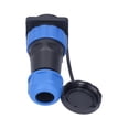 thumbnail image 2 of Enchufe impermeable con brida cuadrada, conector de cable de alimentación de aviación de 4 orificios, CA 250V 5A SP28, 2 of 8