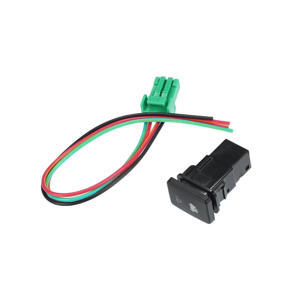 Unique Bargains 1 Set AIR COMP Push Button Switch with Connector Wire for Toyota Landcruiser 4Runner Interior LED Blue