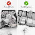 thumbnail image 5 of 7-Piece Gray Travel Packing Cubes, Luggage Organizer Bags, 5 of 6