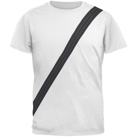 Seatbelt Driver Side Costume All Over Adult T-Shirt - Medium