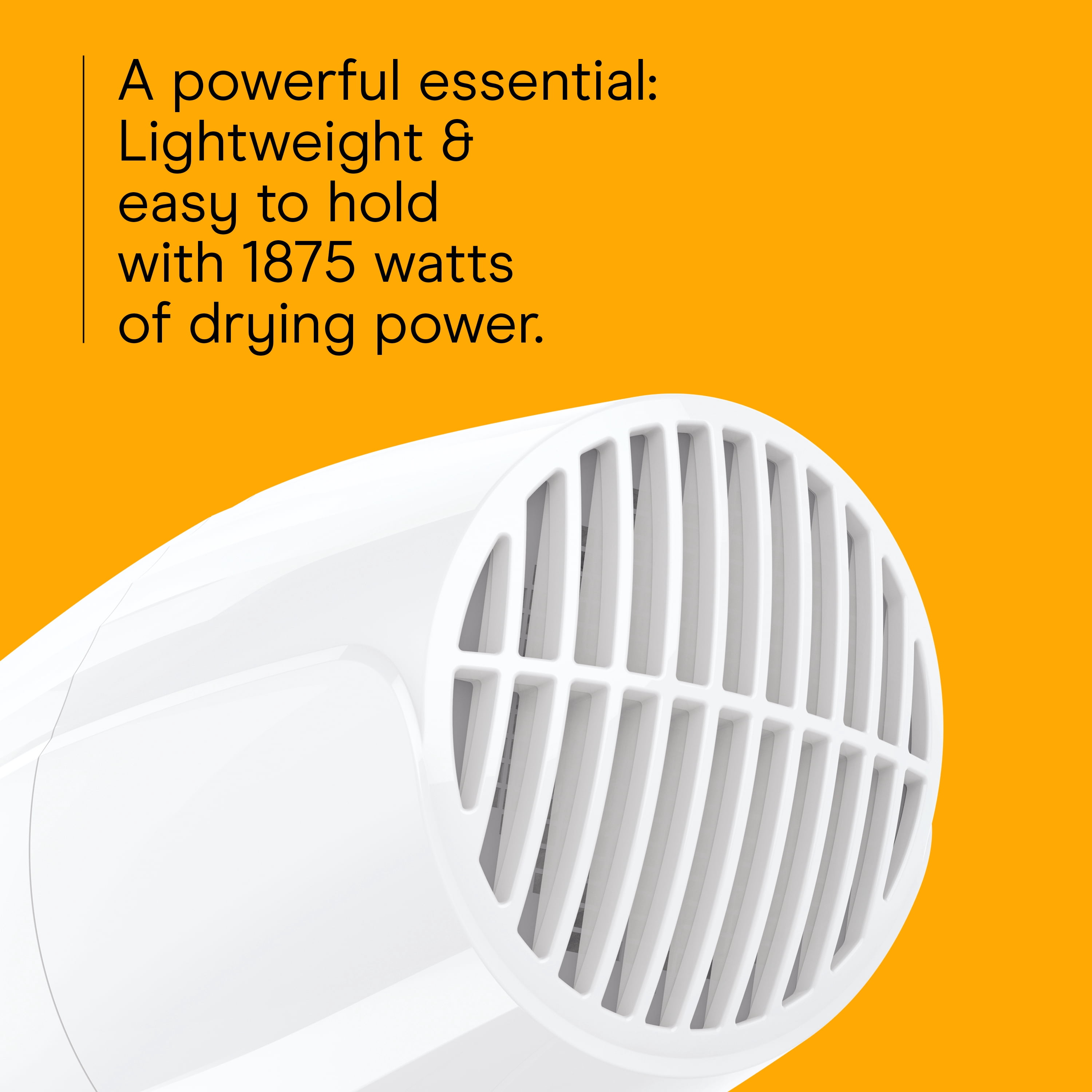(4 pack) Conair Mid-Size Dryer, 1875 Watts, 2 Heat/Speed Settings, Lightweight Design