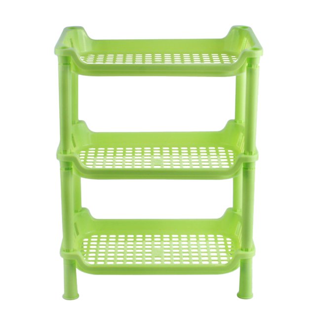 3 Layer Square Triangular Corner Storage Organizing Caddy Stand for Bathroom - Versatile and Stylish Rack for Efficient Space Management