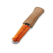 Sharpal 181N Dual-Grit Diamond Sharpening Stone with Leather Strop, Tool Sharpener for Knife, Axe, Lawn Mower Blade