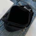 thumbnail image 2 of Bolso De Hombro Pequeño Bolso De Lona Informal Para Mujer Con Cierre De Cremallera, Bolso Para Teléfono, Bolso Satchel (Negro), 2 of 8