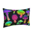 thumbnail image 2 of Daiia Bright Mushrooms Bedding Waterproof Pillow Protector Zippered Queen – Bed Bug Proof Pillow Encasement-20"x30", 2 of 9