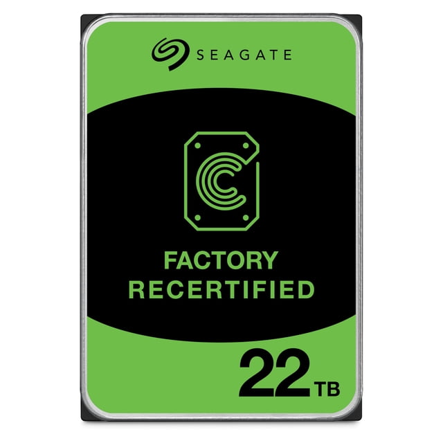 Disco Duro Seagate Exos 22TB SATA 6Gb/s 7200 RPM 3,5" renovado