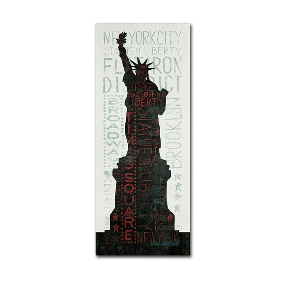Trademark Fine Art 'Statue of Liberty' Canvas Art by Michael Mullan