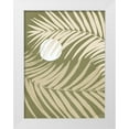 thumbnail image 3 of Urban Road 4x14 White Modern Wood Framed Wall Art Titled - Under the Moonlight II Green, 3 of 5