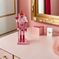 thumbnail image 4 of DEEPCRAFF Wooden Nutcracker Figurine with Heart Design for Valentine's Day Holiday Table Decoration, 4 of 8