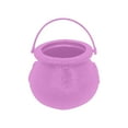 thumbnail image 2 of Honeeladyy Mini Cauldron with Handle, Small Plastic Candy Kettle Bucket for St.Patrick's Day, Halloween Party Favor, Pack of 6, 2 of 5
