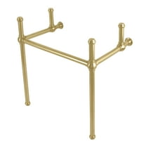 Kingston Brass VBH281833BB Brass Console Wall Mount Sink Legs, Brushed Brass