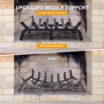 thumbnail image 2 of Rejilla para chimenea MYFIREPLACEDIRECT de acero macizo resistente de 43 cm, 2 of 7