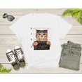 thumbnail image 2 of Funny Sofa Destroyer Cat Kitten Kitty with Sun Glasses Cat Shirt T-Shirt Cat Lover Gift T Shirt for Men Women Kids Boys Girls Tshirt, 2 of 7