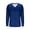 Blue#womens plus size sweatshirts, variant on lcziwo Womens Plus Size Sweatshirts Oversized Split Hem Short Sleeve Pullover Casual Solid Color V Neck Winter Sweatshirt 2026 Blue,XXXXXL