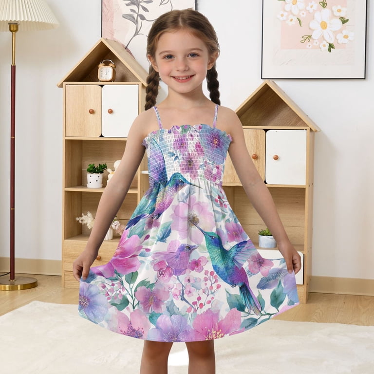 toddler beach dress Madeinsea milestone portraits Smocked Fish Yoke Cut Toddler