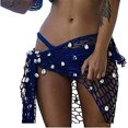 thumbnail image 5 of xiaxaixu Maillot de Bain pour Femmes Triangle Couvre-Bikini en Filet, 5 of 5