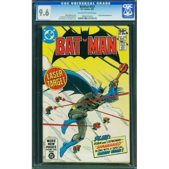Batman #333 - CGC 9.6 Comic Book