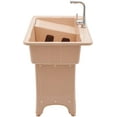thumbnail image 6 of Utility Sink with Faucet, 31.5"W x 22.05" D x 33.5"H Laundry Tub for Laundry Room, Bathroom, Garage, Kitchen, Freestanding Utility Sink, 441 LBS Load Capacity, 6 of 7