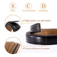 thumbnail image 5 of Ratchet Leather Belt without Buckle for Men Replacement Belt 30 mm Width Strap, 5 of 5