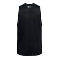 thumbnail image 3 of Camiseta sin mangas Under Armour Tech para hombre, color negro/blanco, talla M, 3 of 3