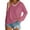 Pink, variant on yunLCZ Casual Tops Discounted Womens Long Sleeve Shirts V Neck Casual Tops With Pockets Loose Basic Fall Outfits Clothes Trendy 2025 Breathable casual blouse loose fit