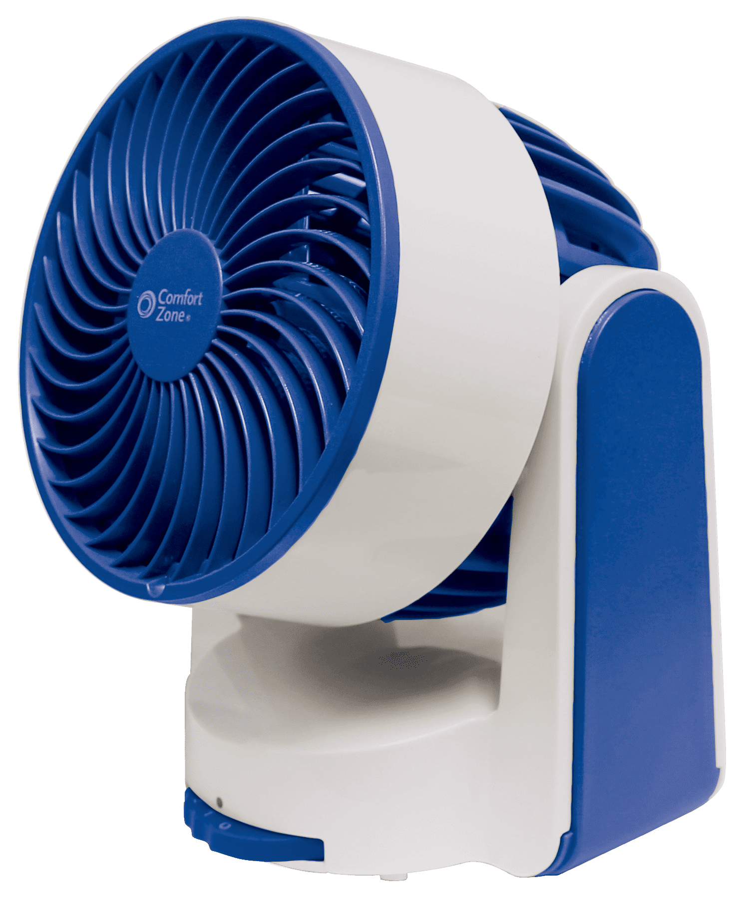 Comfort Zone 5 Turbo Desk Fan Cobalt Crush Walmart Com