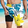 thumbnail image 2 of Stamzod Swimming Trunks for Men Quick Dry Bathing Suits with Mesh Lining Hawaiian Beach Swimwear 2026 Multicolor-E M, 2 of 6