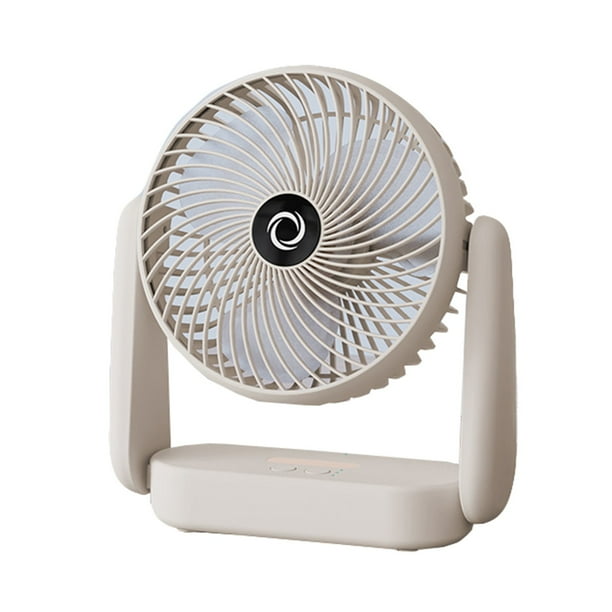 Ventilador portátil vertical colgante con USB, con iluminación de viento fuerte, silencioso y ligero, tres en uno.
