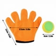 thumbnail image 3 of Sticky Catch Ball Game Set, Orange Fuzzy Toss and Catch Gloves with 2 Balls, Outdoor Sports Toy for Kids and Adults, Backyard & Lawn Fun, 3 of 6