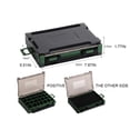 thumbnail image 3 of Caja de pesca Eigraketly almacenamiento para cebo organizador de compartimentos dobles Verde grande, 3 of 6