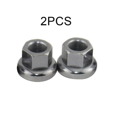 

Goodhd 1 Pair Bike Track Hub Axle Nut Fixed Gear for Bolt Screw Fastener Washer M10