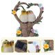 thumbnail image 2 of 1Pc Outdoor Solar Light Decor Resin Couple Birds Shaped Light Garden Lawn Decor, 2 of 2