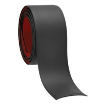 Uxcell Self Adhesive Floor Transition Strip 3 ft x 2" Vinyl Flat Divider Flooring Black