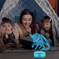 thumbnail image 5 of 3D Dragon Lamp Night Light 3D Illusion lamp for Kids, 16 Colors Changing with Remote, Kids Bedroom Decor as Xmas Holiday Birthday Gifts for Boys Girls, 5 of 12