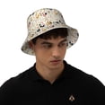 thumbnail image 4 of Sikiie Cartoon Chickens Reflective Double-Sided Bucket Hat, Sun Hat, for Gardening, Beaching, Camping, Hiking, Fishing, 4 of 6