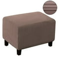 thumbnail image 1 of Sexy Dance Slipcover Stretch Protector Soft Universial Multi Colors Footrest Cover Waterproof Polyester Rectangle Larger Size Folding Khaki Checked Hairpin Stool Cover L Code Large Number, 1 of 2