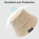 thumbnail image 4 of Sombrero de verano para mujer con circunferencia de cabeza de 56-58 cm que cubre el rostro, sombrero de pescador, protector solar, sombrilla, sombrero de lavabo, 4 of 5