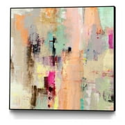 Giant Art Canvas  30x30 Clear The Air Framed in Multi-Color