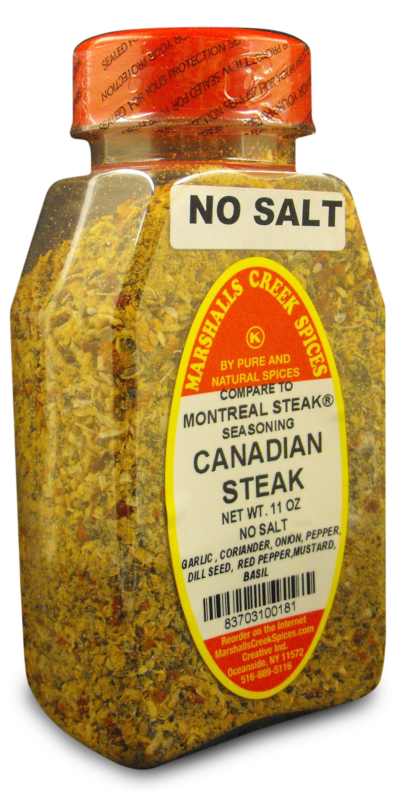 Marshalls Creek Spices CANADIAN STEAK SEASONING NO SALT TO